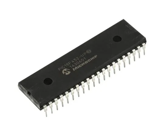 63-4804-96　单片机PIC18F452-I/P,8位PIC单片机，40MHz, 32 kB闪存，40针PDIP　PIC18F452-I/P