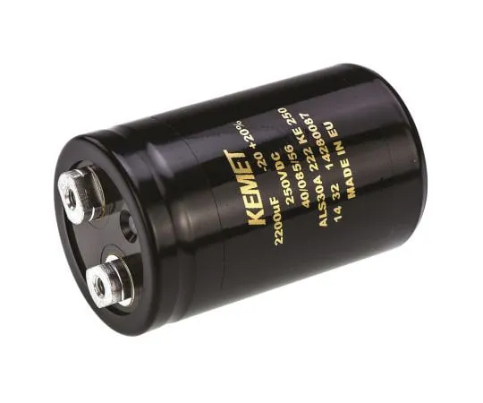 63-4778-19　凯美特2200μF250V直流电解铝电容器，底盘安装51 x 82 mm+85°C 51 mm 82 mm　ALS30A222KE250