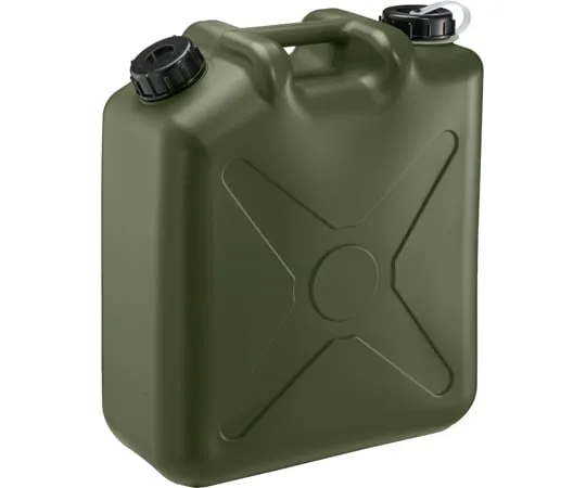 67-6874-80　Flat Can, Double-ended, 20 L, without Nozzle, Moss Green　0207MG