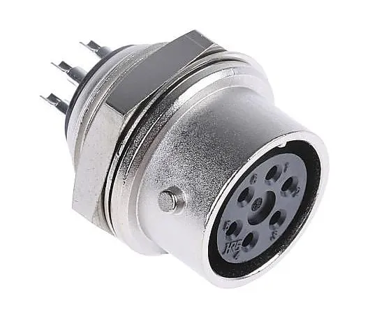 63-4682-24　广濑RM系列迷 面板安装连接器，6触点插座　RM12BRD-6S(81)