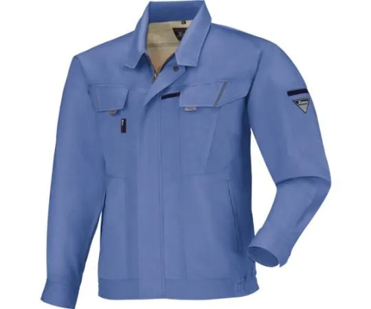 65-8488-11 Long Sleeve Blouson Blue 3L 7564-40-3L