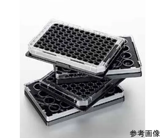 61-0170-54　［Discontinued］Cell Imaging Plate, Black Well, Clear Bottom, Flat Bottom, Lid, 96 Well, Film Bottom　0030741.013