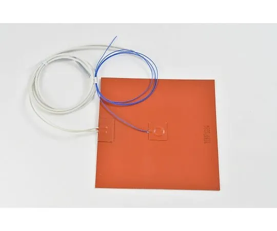 64-3423-01　硅橡胶加热器[热电偶3m,引线延长线3m] 100V320W 200mm x 200mm　SR100-320-200-200-K3