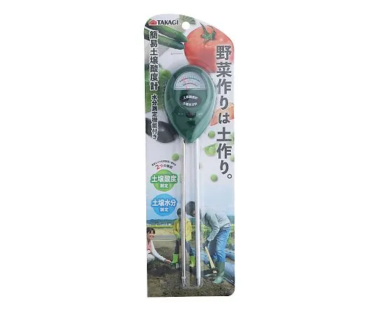 64-4078-17　高木简易土壤酸度计，具有水分测量功能　2063391