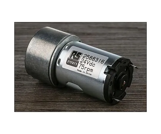 63-4747-90　RS PRO, 24 V直流，200 mNm直流齿轮马达，输出速度75 rpm　258-8316