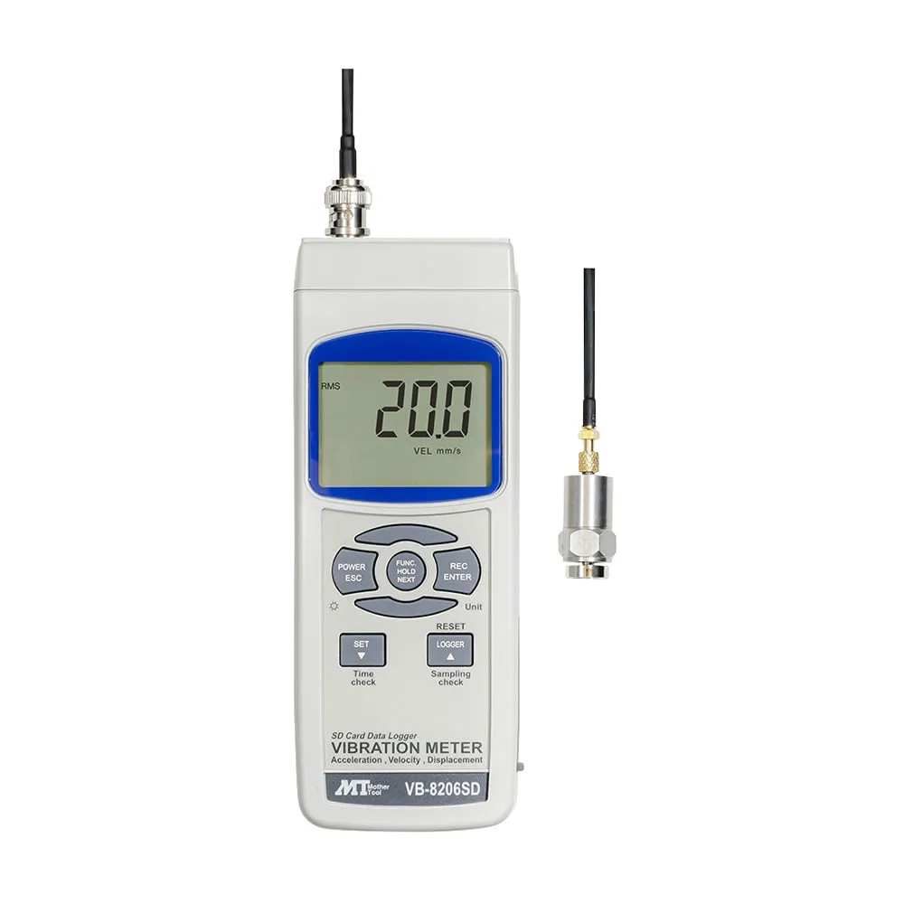61-8513-68　Dữ liệu Logger kỹ thuật số Vibrometer　VB-8206SD