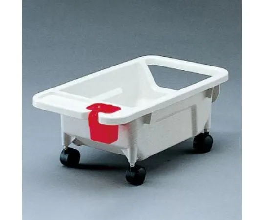 65-2315-39　［Discontinued］Poly Tank Tray (with Casters) 290 x 520 x 195 mm　EA992DB-122