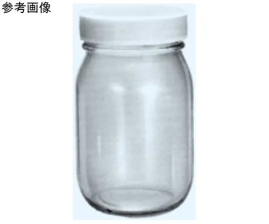67-2385-44　Sample Bottle D Type 70 mL φ45 x H78 x Port Inner Diameter 33 mm 100 Pieces　555-070