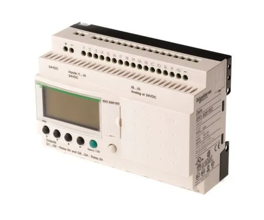 63-4806-19　施耐德电气Zelio逻辑模块，24 V直流继电器，16倍输入，10倍输出显示　SR3B261BD
