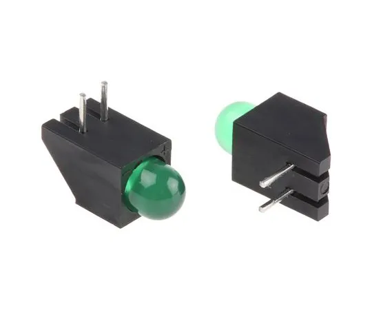 63-4804-22　KingbrightL-1503CB/1GD,绿色直角PCB LED指示灯，通孔2.5 V　L-1503CB/1GD