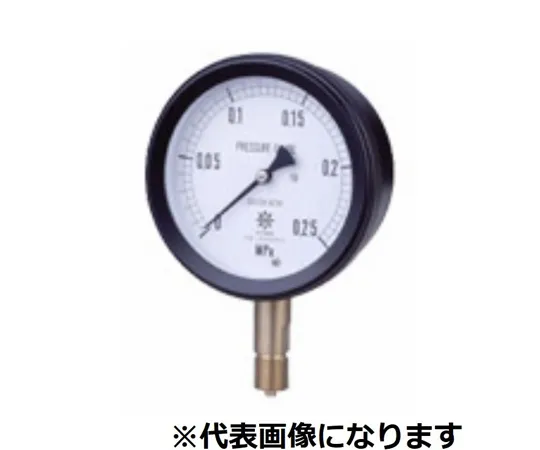 65-3632-71　MPP Plastic Sealed Vacuum Gauge Section SUS A Type φ75 G3/8 -0.1~0MPA　S-AT38-75-0.1MPA