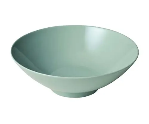 61-6836-26　Melamine Chinese Tableware Chuka-don Round Type CS-11 Celadon Plain　2422900