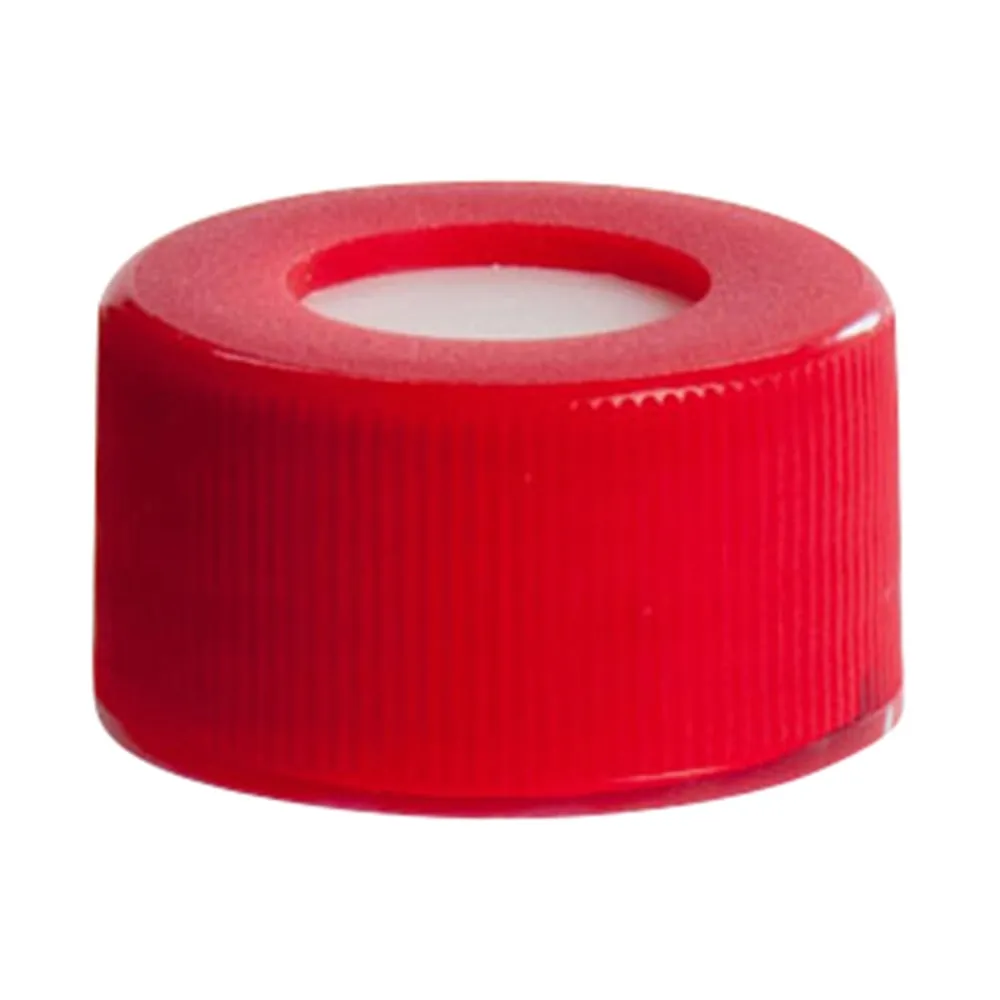 4-4813-11　Red cap for TOC vial (with septum), 100 pcs　1BT24-414ROT