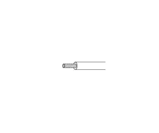 62-0581-47　电子、通讯装置 (KV) 专用乙烯基电线200公尺/滚轮 (0.3mm2) 蓝色　KV0.3