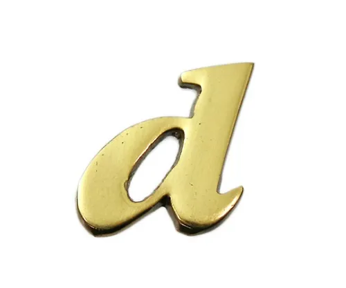 61-7430-80 黄铜金字小字D QS20-D