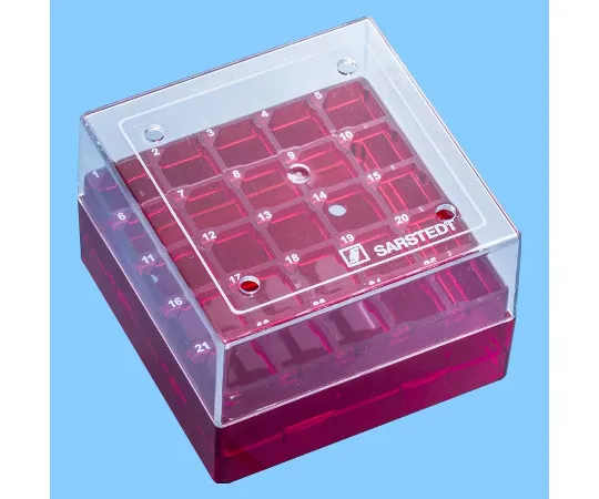 63-2984-66　25孔冷冻箱 (1.2~2.0ml) 红色　93.872.225