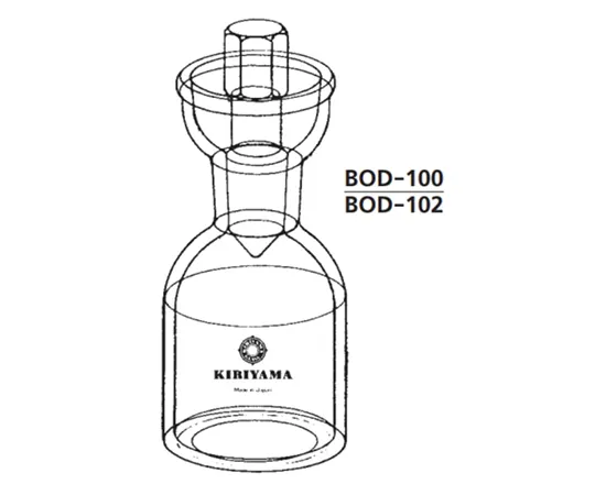 64-1076-98　［已停用］孵化器瓶100个　BOD-100