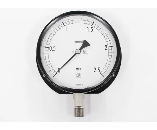 65-4305-89-20　Sealed Pressure Gauge (150Φ) Vertical B Frame with 2.5 MPa Inspection Certificate　BG10-243