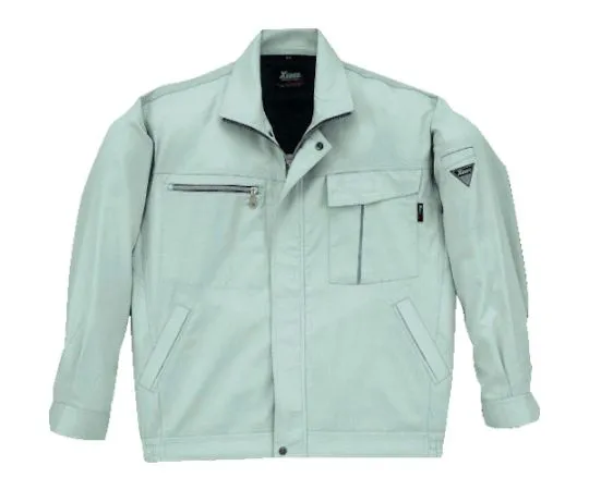 65-8321-61 Long Sleeve Blouson Silver Gray 3L 1254-22-3L
