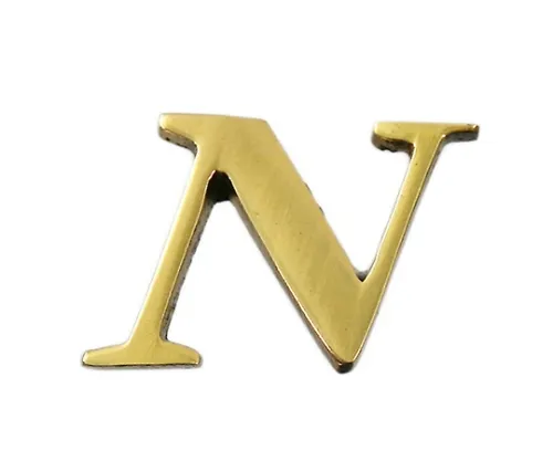 61-7430-64 黄铜金字符大字符N QL20-N