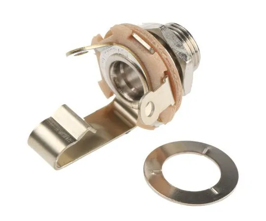 63-4725-76　SwitchcraftLittle-Jax系列，6.35 mm面板安装单孔插座，2极　11-RS