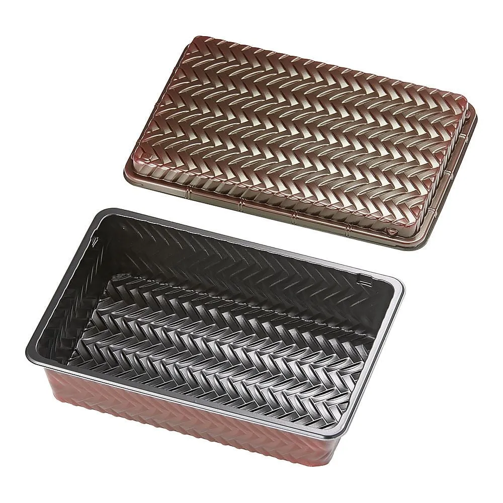 63-1259-47　Ajiro-bento with lid, large (50 sets) 1 set (50 sets)　XAZ5001