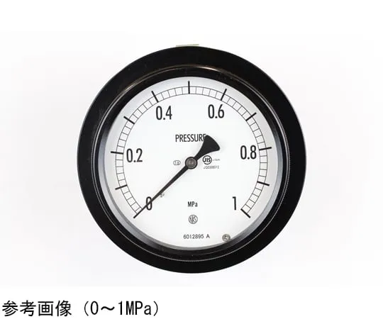 65-4305-03　Sealed Pressure Gauge (100Φ) Recessed D Frame (Mounting Bracket) 0.6 MPa　BE15-181