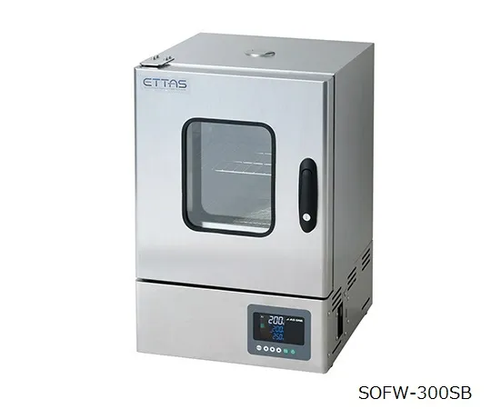 1-8998-21-20　［Discontinued］Constant Temperature Dryer (Forced Convection System) Stainless Steel Type/With Window Left Door with Calibration Certificate　SOFW-300SB