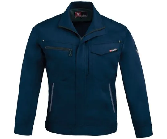 65-8372-84　Long Sleeve Blouson Deep Navy 5L　1634-19-5L