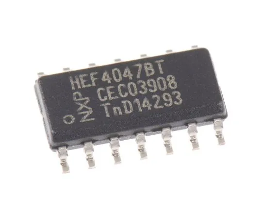 63-4771-33　NexperiaHEF4047BT, 652单稳态多振器，14-PinSOIC　HEF4047BT,652