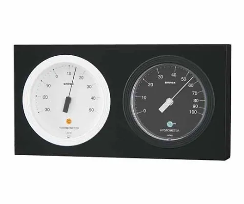 61-6864-89　MONO温度计，湿度计88 x 170 x 35 mm300G (礼盒)　MN-4830