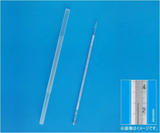 64-0703-95　紧凑型标准温度计 (双管) 150~200°C (0.1) ，通过JCSS校准认证　1-05-4-JCSS