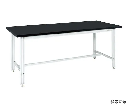 64-5296-86　［已停用］铝制工作台 (特种丙烯酸塑料顶板) W1200xD750xH740mm　KHC-1275AL