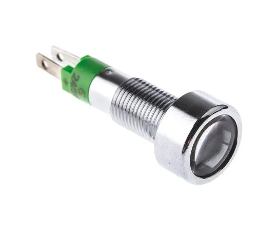 63-4774-97　信号构造绿色指示器，标签终止，24→28 V,安装孔尺寸8 mm　SMLD08214