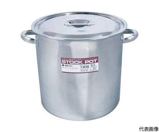 64-5021-54　Stainless SteelStockpot with Molybdenum φ300 x H300 20.0 L　MD-30