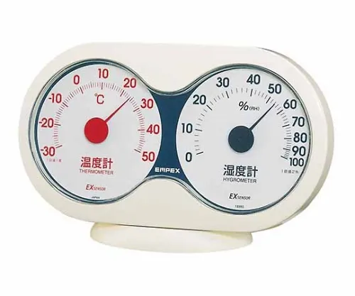 61-6865-76　温度湿度计94 x 150 x 35 mm110G (水泡包) 非白色 (白色)　TM-2781