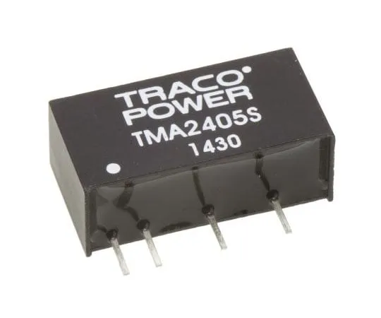 63-4721-53　TRACOPOWER TMA 1 W隔离直流-直流换流器通过孔，电压在21.6→26.4 V直流，电压在5 V直流　TMA 2405S