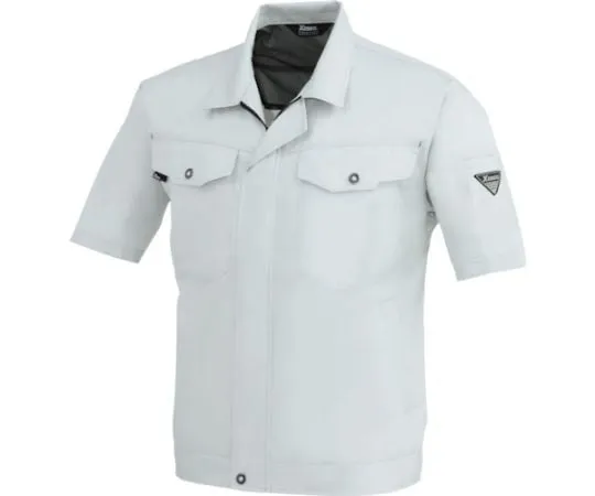 65-8344-06 Short Sleeve Blouson Gray 3L 1491-20-3L