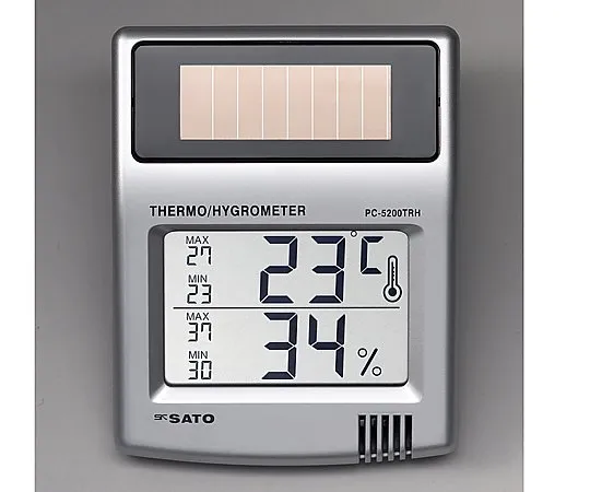8-9547-01-57　Solar Digital Thermo-HygroMeter with Chinese Calibration Certificate　PC-5200TRH