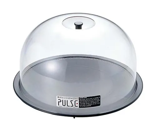 61-6573-10　Microwave Container Pulse Elec Chapo PL-1305B Black Large　6794700