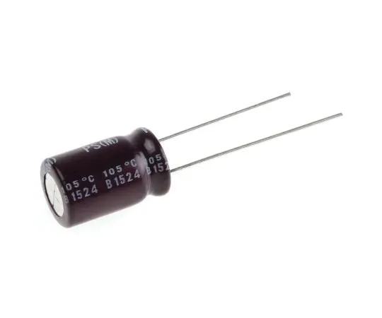 63-4846-08　尼希康47μF100V直流铝电解电容器，通孔10 (Dia。)x 16 mm+105°10 mm 5 mm　UPS2A470MPD