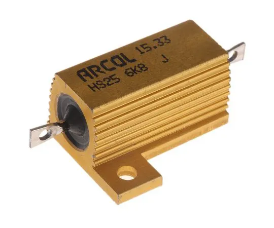 63-4746-49　ArcolHS25系列铝包轴丝壁板贴装电阻，6.8kΩ±5% 25W　HS25 6K8 J
