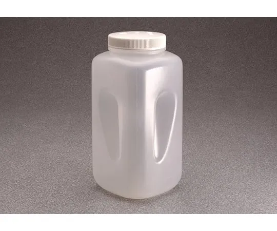 64-7656-57　Wide Mouth Square Bottle (PPCO) 4 L　2122-0010JP