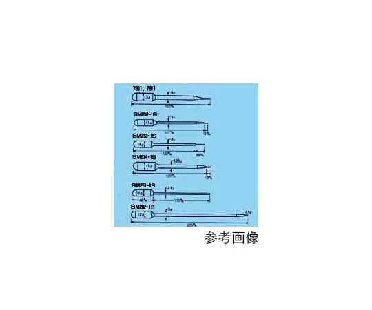 61-9714-83　［已停用］移液管3.5mL×147 mm单个包装400个　SM232-1S