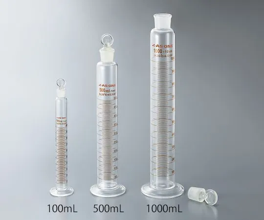 4-537-01　［已停用］带塞子的梯度圆筒(硼硅酸盐玻璃3.3) 10mL