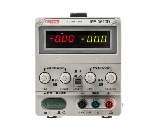63-4668-90　RS PRO Bench电源，360W,1输出，0→36V,10A　123-3578