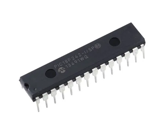 63-4804-92　单片机PIC18F242-I/SP,8位PIC单片机，40MHz, 16 kB闪存，28-PinSPDIP　PIC18F242-I/SP