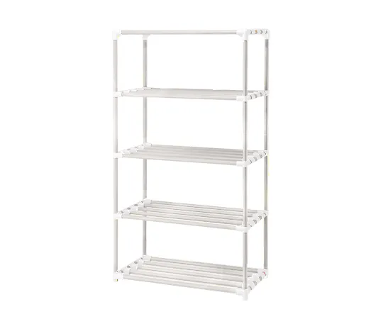 8-6541-01　［已停用］5段极架 (抗菌防霉ERECTA (R) ) 900×450×1800无 霜灰色　FSPS-9005-C