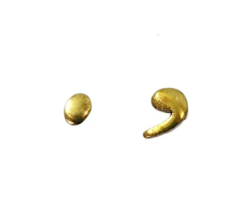 61-7430-49 黄铜金字逗号,句号 QL20-13