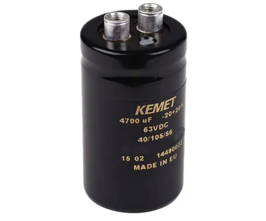 63-4778-40　凯美特47000μF25Vdc铝电解电容器，底盘安装36 x 105 mm+105°C 36 mm 105 mm　ALS40A473DF025